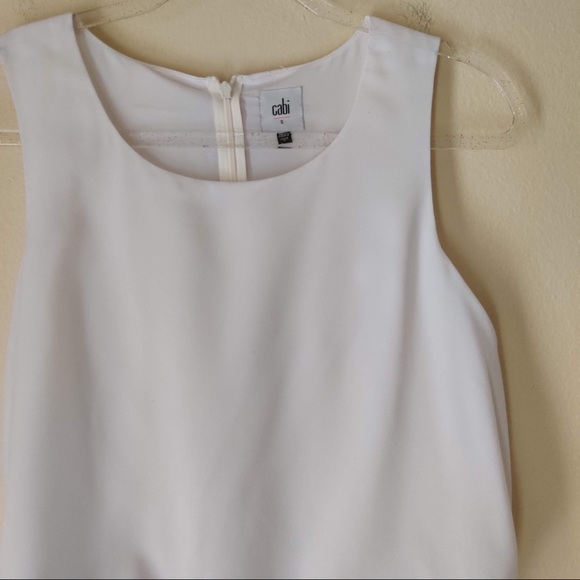 Cabi Indulgence Solid White Tank Top - Picture 2 of 7